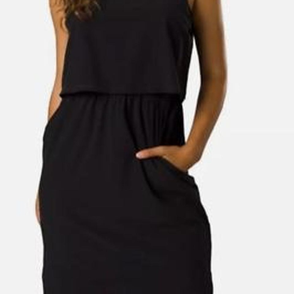 Prana Railay Pocket Athletic Dress Women's Sz XS Black Outdoor Hiking